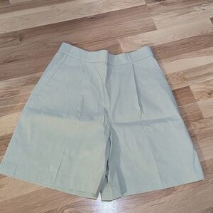 Theory Light Green Women's Bermudas